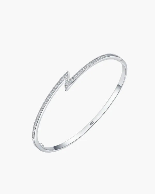 Bracelet Lightning Glow – Argent 925, Style Moderne & Énergique